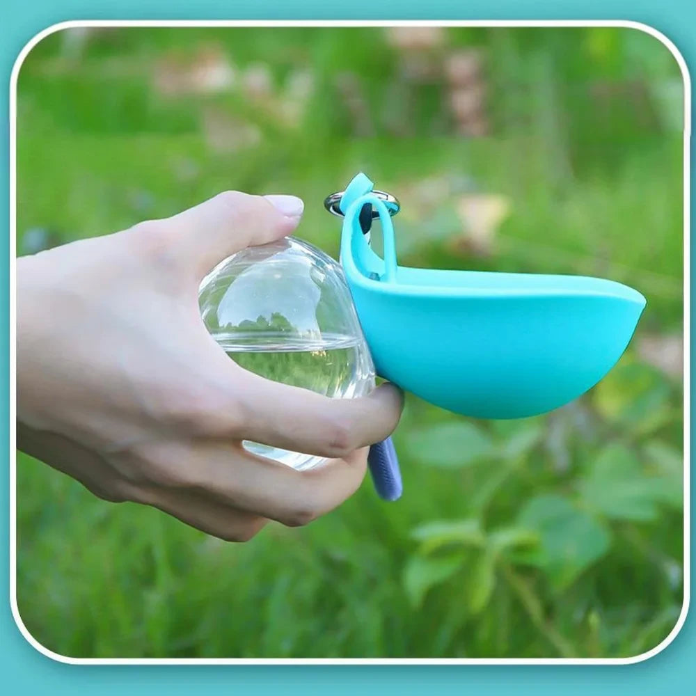 Portable Silicone Pet Water Bottle